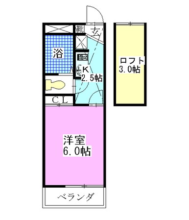 レオパレスカーサベアートの物件間取画像